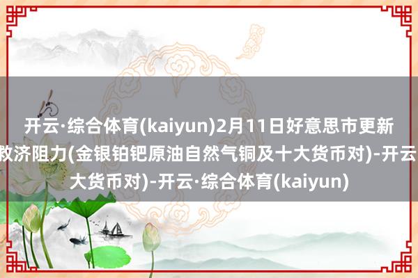 开云·综合体育(kaiyun)2月11日好意思市更新救济阻力：18品种救济阻力(金银铂钯原油自然气铜及十大货币对)-开云·综合体育(kaiyun)