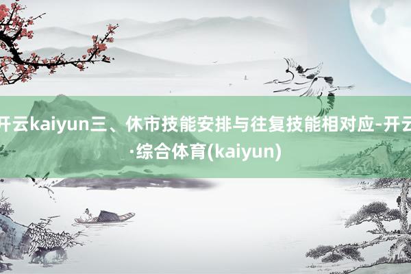 开云kaiyun三、休市技能安排与往复技能相对应-开云·综合体育(kaiyun)