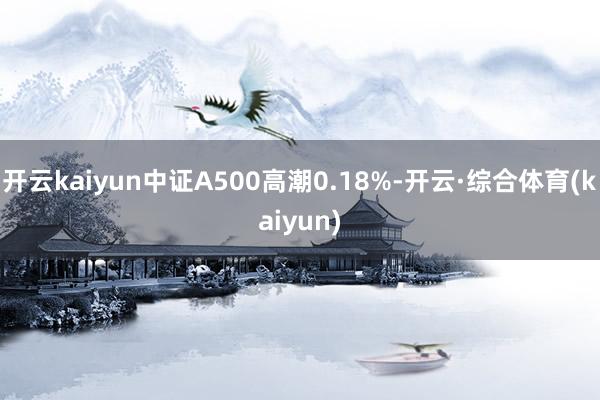 开云kaiyun中证A500高潮0.18%-开云·综合体育(kaiyun)