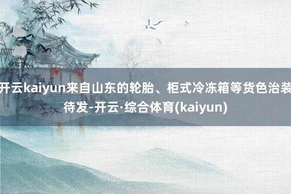 开云kaiyun来自山东的轮胎、柜式冷冻箱等货色治装待发-开云·综合体育(kaiyun)